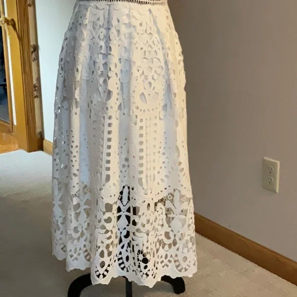 White Lace Summer Dress by Boston Proper - Picture 4 of 4